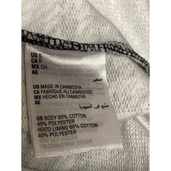 NEW! International Concepts Black White Plaid Hooded Sweatshirt Men's Small - Picture 7 of 8